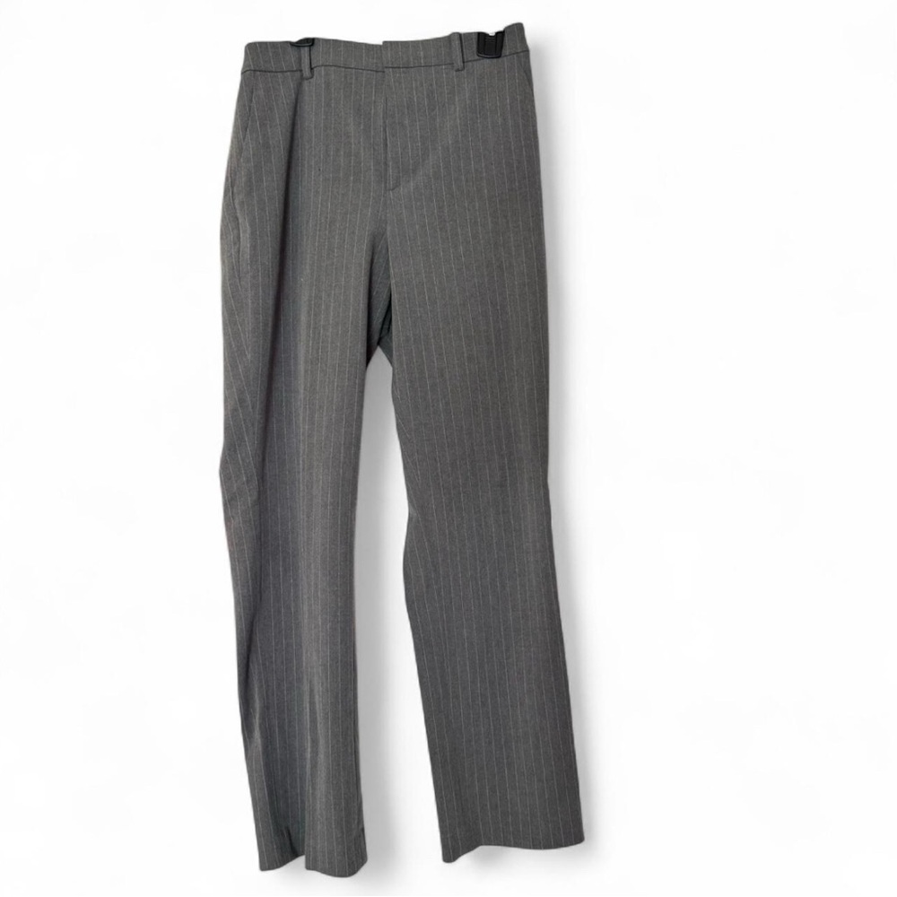 Uniqlo Women's Gray Pinstripe Trousers